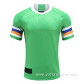 Mens Dry Fit Rugby Wear T Shirt Green